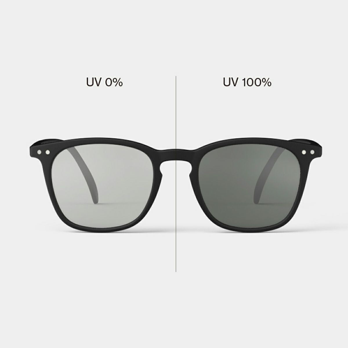 IZIPIZI SUN LIGHT ADAPTIVE #E (BLACK) 調光レンズサングラス