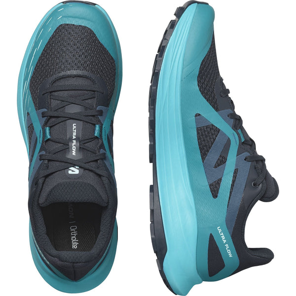 SALOMON ULTRA FLOW（Men's） Carbon / Tahitian Tide / Deep Dive – Runtrip Store