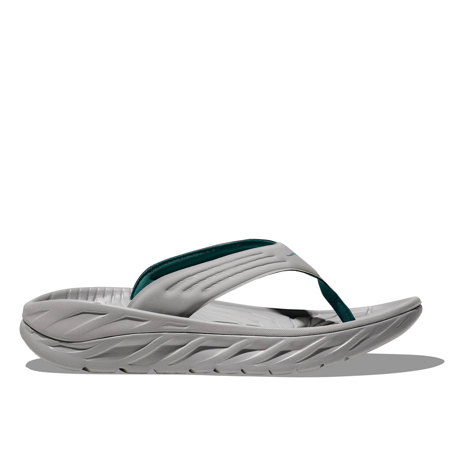HOKA ORA RECOVERY FLIP (MENS) STELLAR GREY / OCEANIC – Runtrip Store