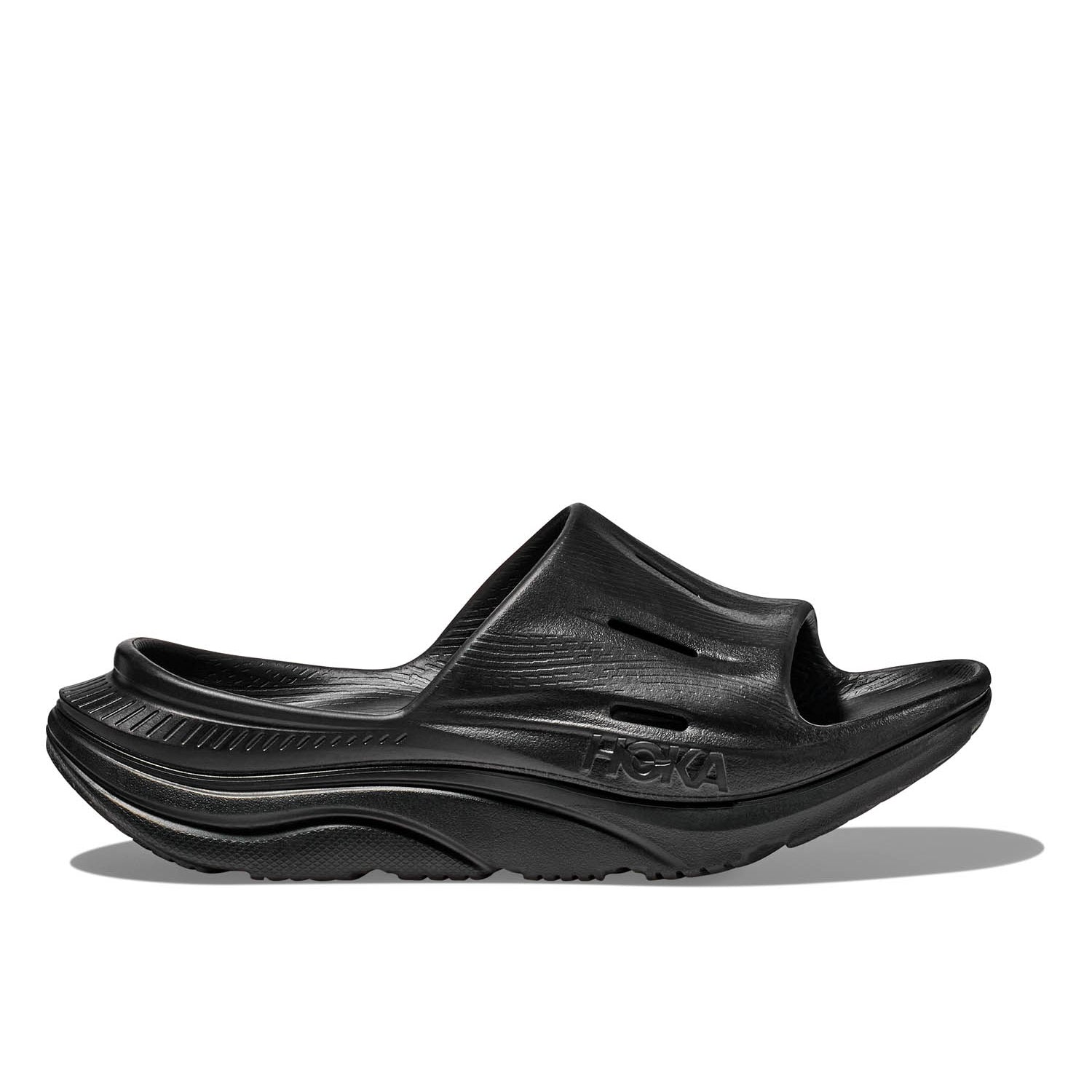 HOKA ORA RECOVERY SLIDE 3 (UNISEX) BLACK / BLACK – Runtrip Store
