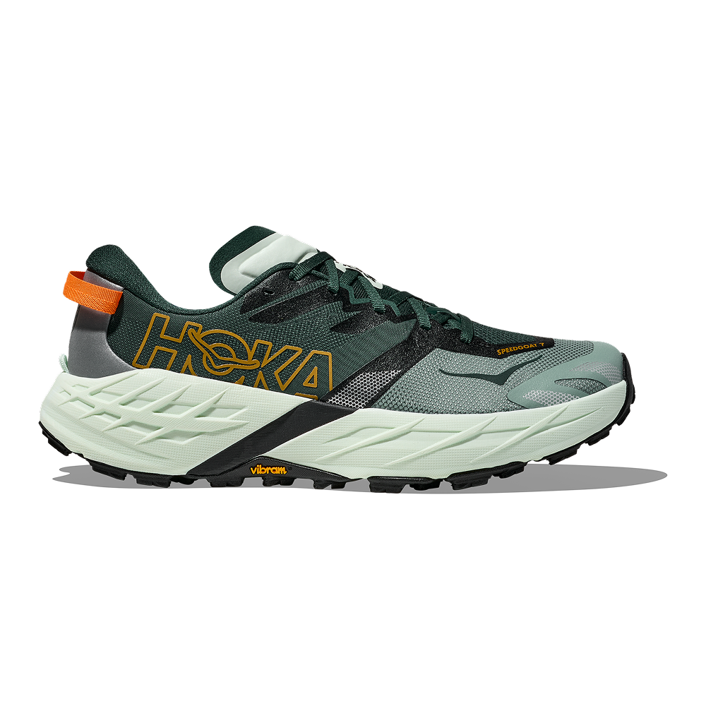 HOKA SPEEDGOAT 7 (MENS) BAY LEAF / SEA GLASS – Runtrip Store