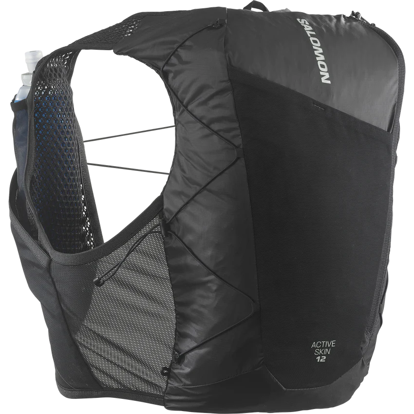 SALOMON ACTIVE SKIN 12 ランニングベスト　L SALOMON ACTIVE SKIN 12 ユニセックス ランニングベスト（フラスク付