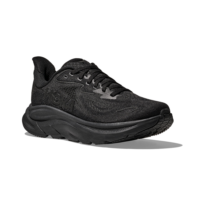 HOKA M CLIFTON 10 (MENS) BLACK / BLACK