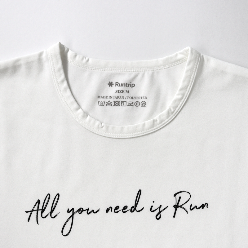 All you need is Run Tee (White)