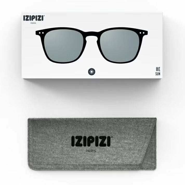 IZIPIZI SUN LIGHTCOLOR #E (BLACK / Light gray lenses)