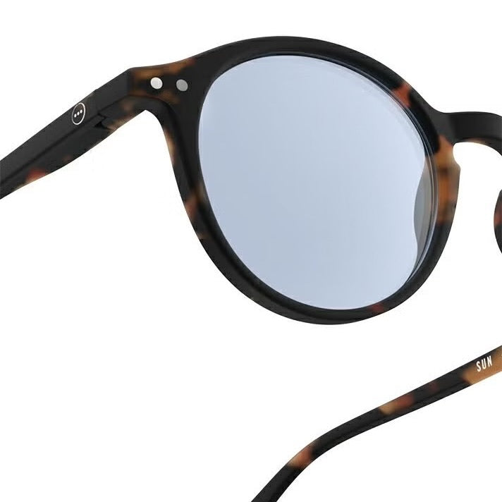 IZIPIZI SUN LIGHTCOLOR #D (TORTOISE / Light blue lenses)
