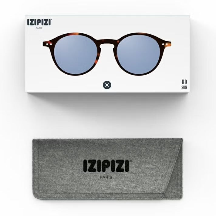 IZIPIZI SUN LIGHTCOLOR #D (TORTOISE / Light blue lenses)