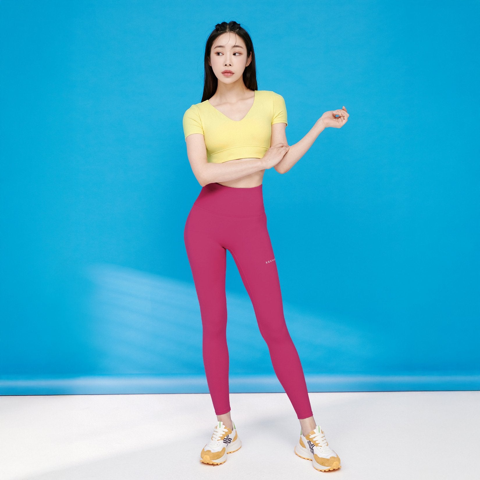 XEXYMIX BLACK LABEL シグネチャー360N 9分丈 レギンス