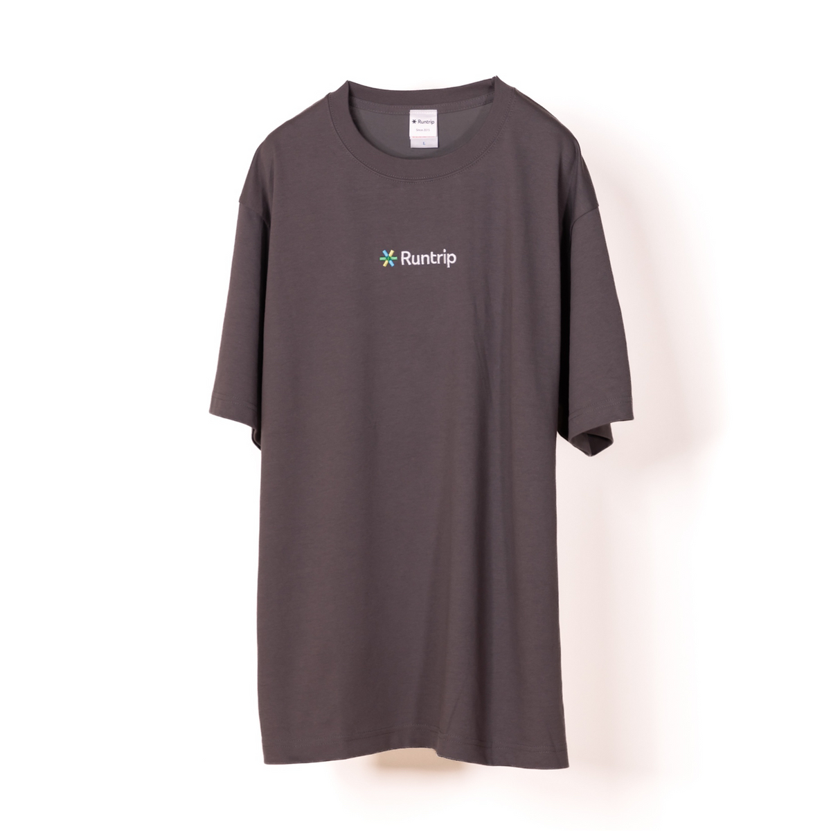 Runtrip 刺繍ロゴ ドライクールタッチ Tシャツ