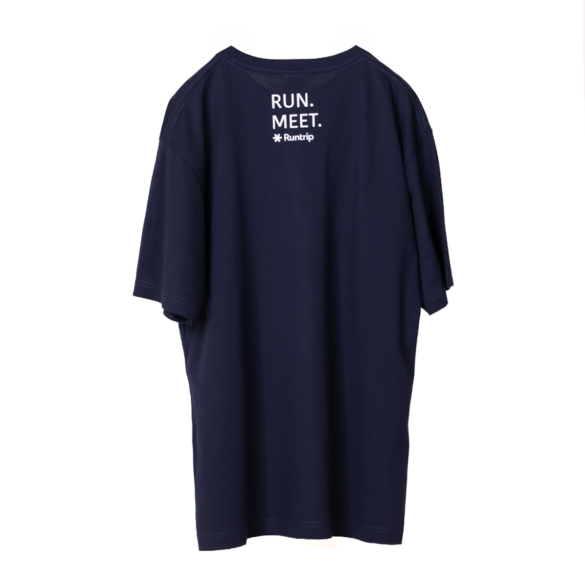 Runtrip 刺繍ロゴ ドライクールタッチ Tシャツ