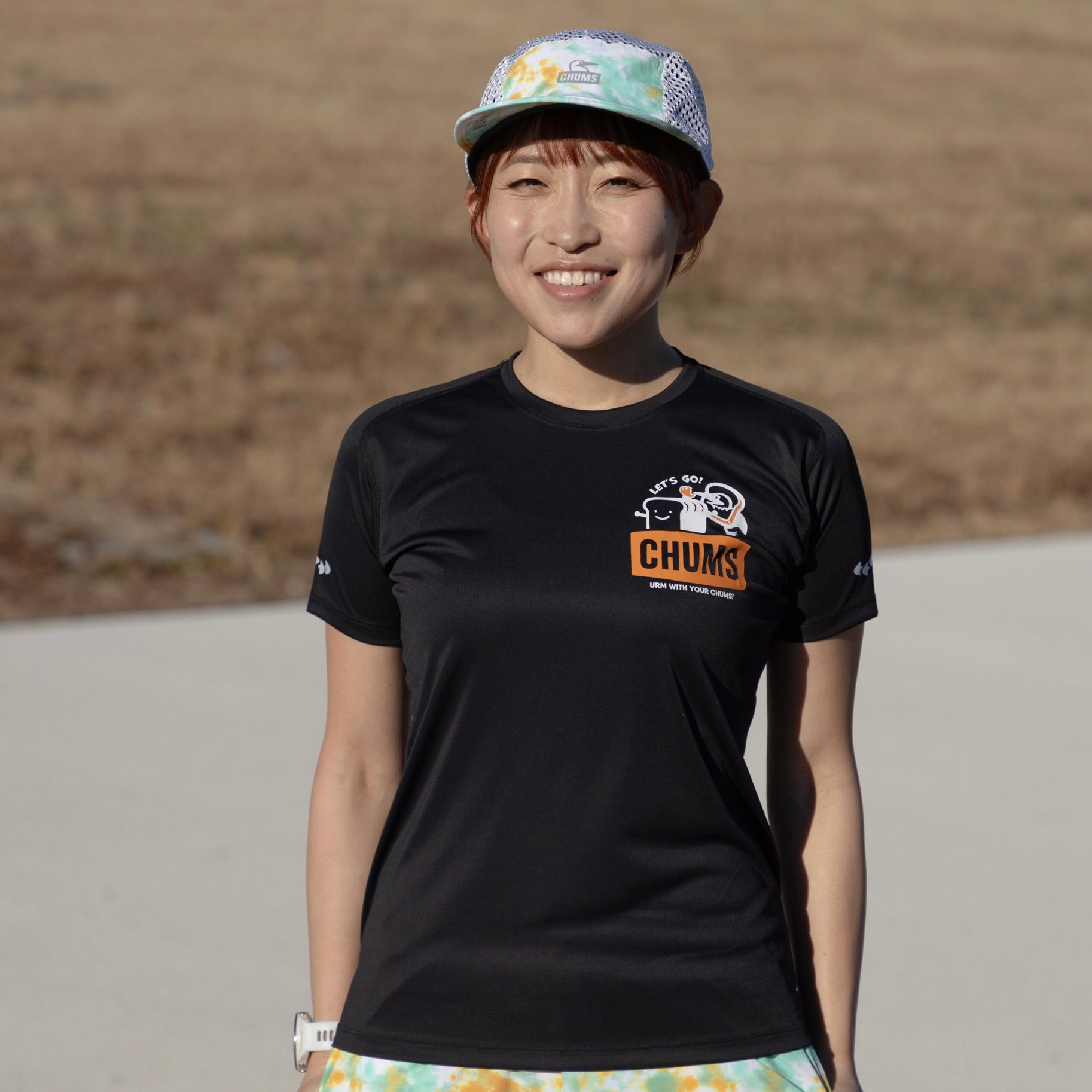 CHUMS x みゃこ Running T-Shirt