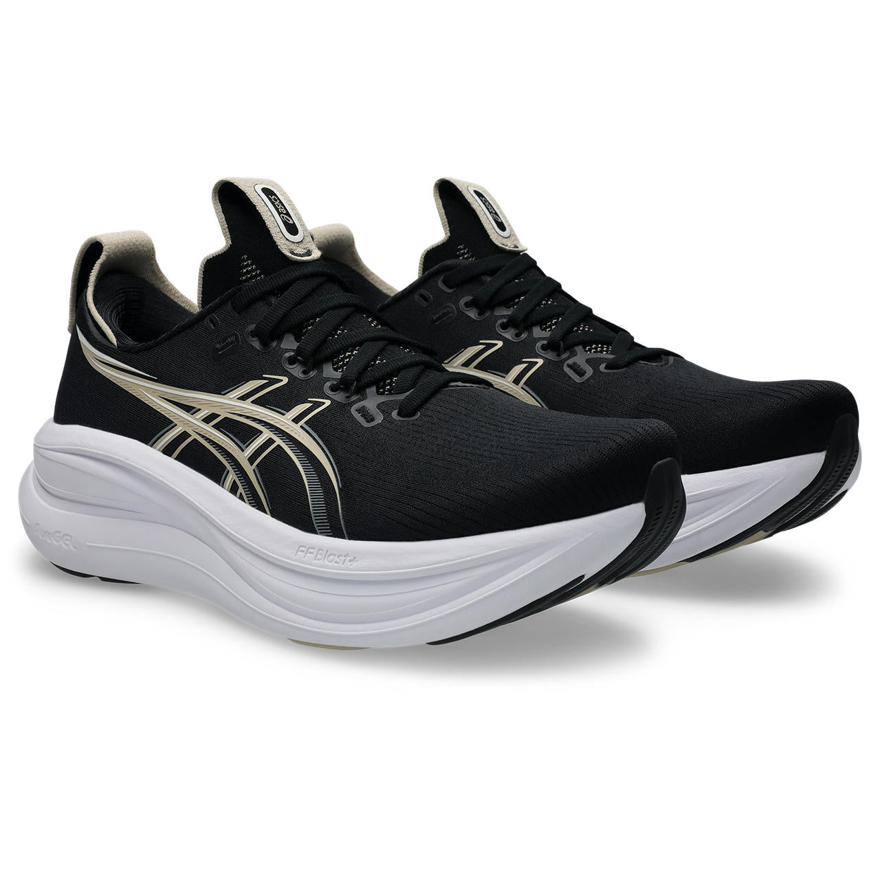 asics GEL-NIMBUS 28 EXTRA WIDE(Men's) BLACK/FEATHER GREY