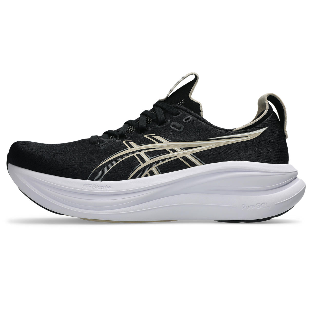 asics GEL-NIMBUS 28 EXTRA WIDE(Men's) BLACK/FEATHER GREY