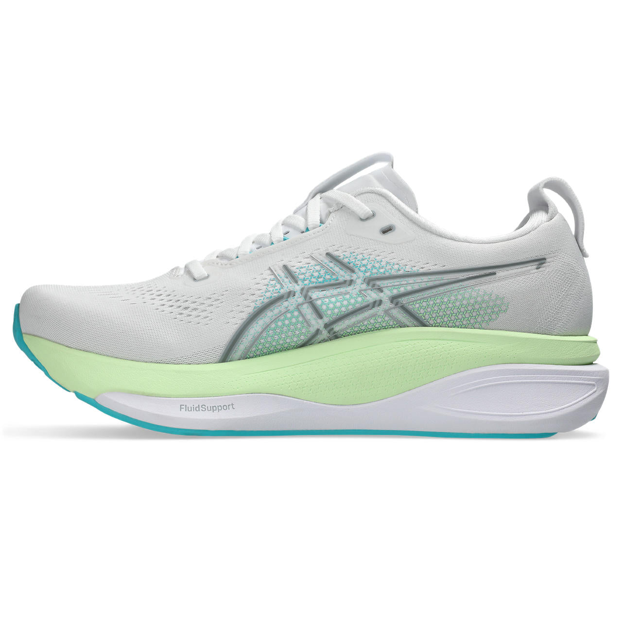 asics GEL-KAYANO 33 (Men's) WHITE/ENERGY AQUA