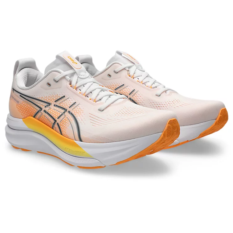 GEL-KAYANO 33 (Men's) WHITE/STADIUM ORANGE