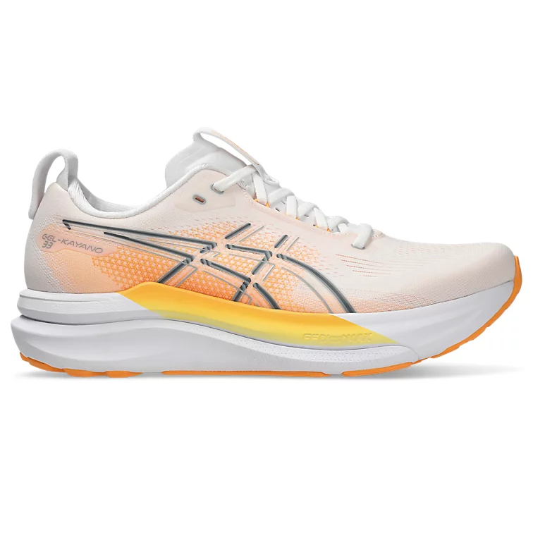 GEL-KAYANO 33 (Men's) WHITE/STADIUM ORANGE