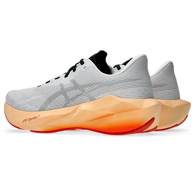 asics NOVABLAST 6 (Men's) WHITE/ORANGE GLOW