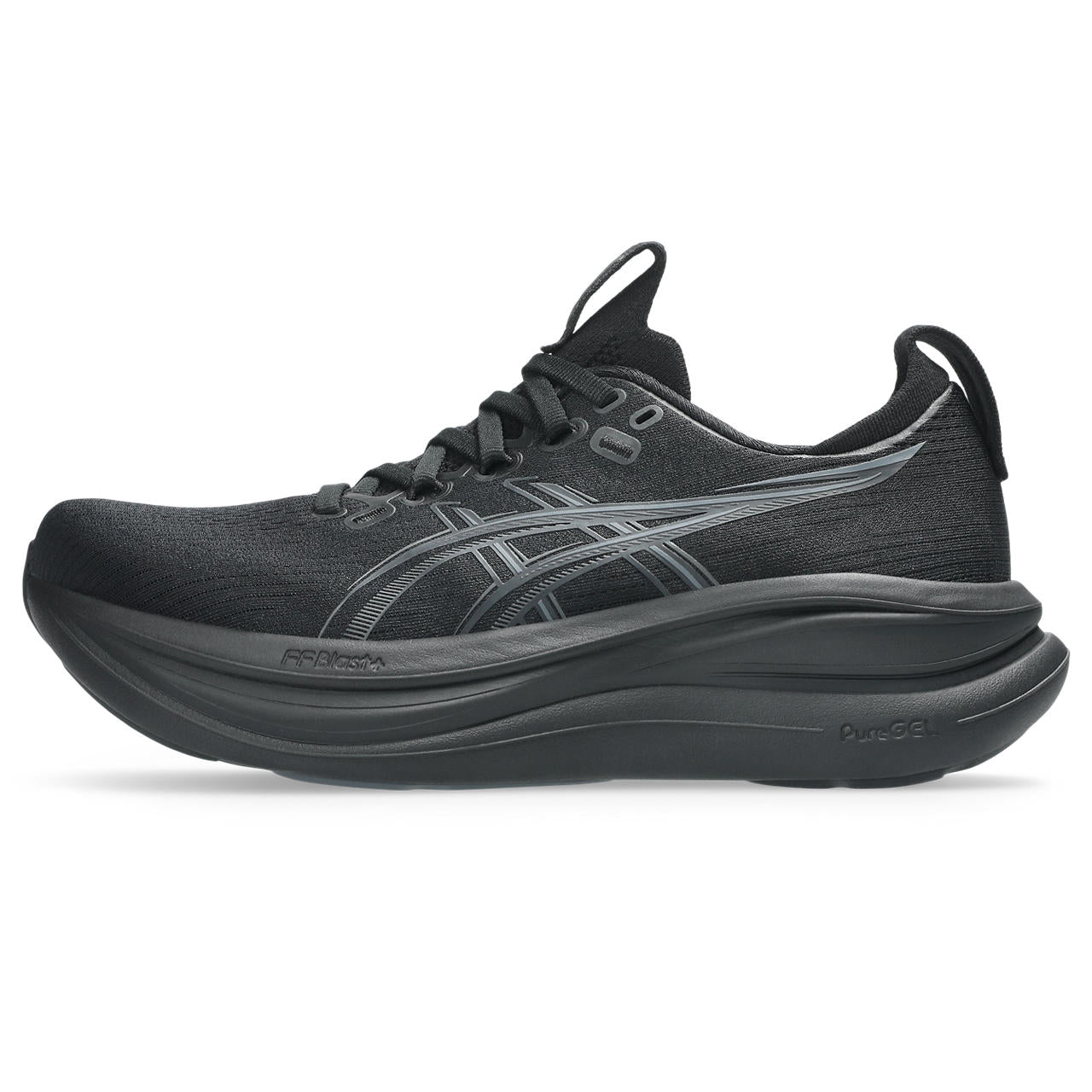 asics GEL-NIMBUS 28 (Women's) BLACK/GRAPHITE GREY