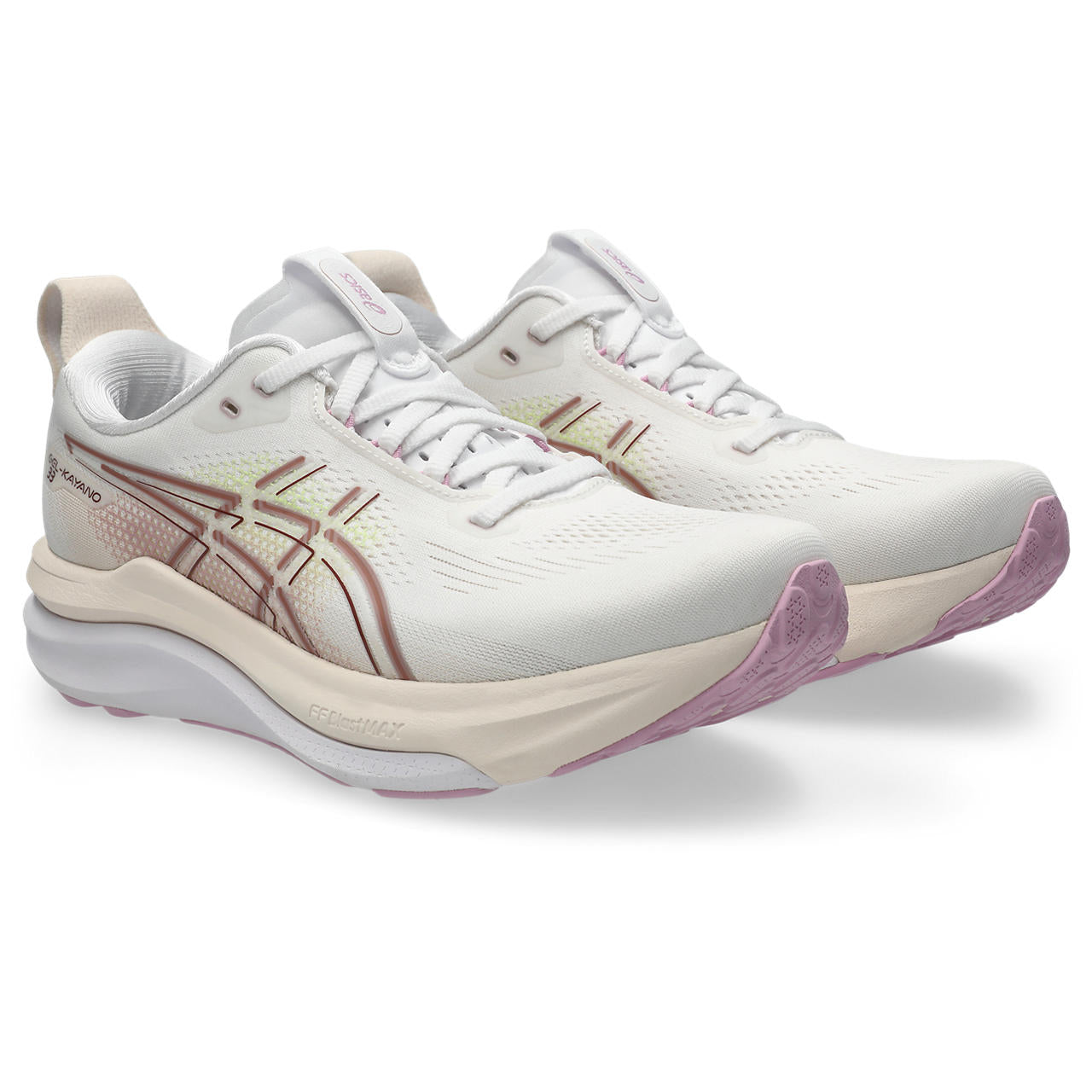 asics GEL-KAYANO 33 (Women's) WHITE/HAZY LILAC