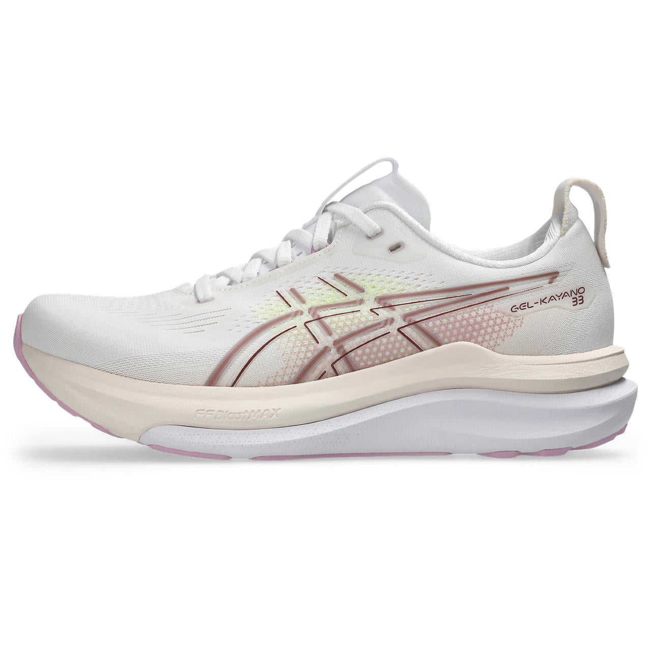 asics GEL-KAYANO 33 (Women's) WHITE/HAZY LILAC
