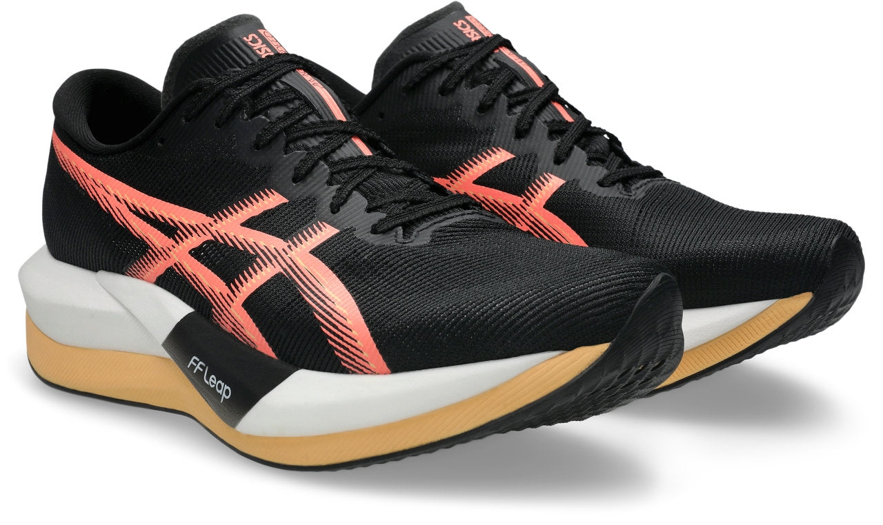 asics MAGIC SPEED 5 (Unisex) BLACK/SUN CORAL