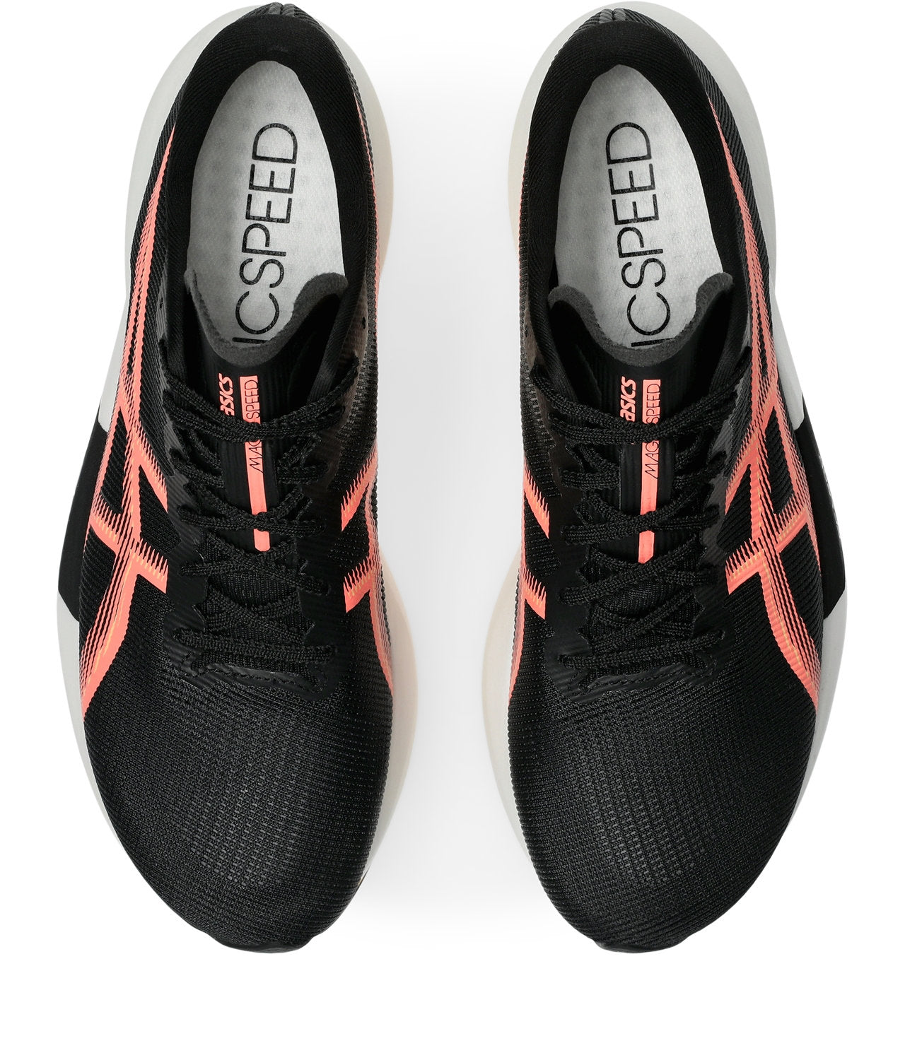 asics MAGIC SPEED 5 (Unisex) BLACK/SUN CORAL