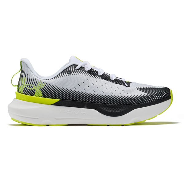 UNDER ARMOR UA Infinite Pro (Men's) White / Black / High Vis Yellow