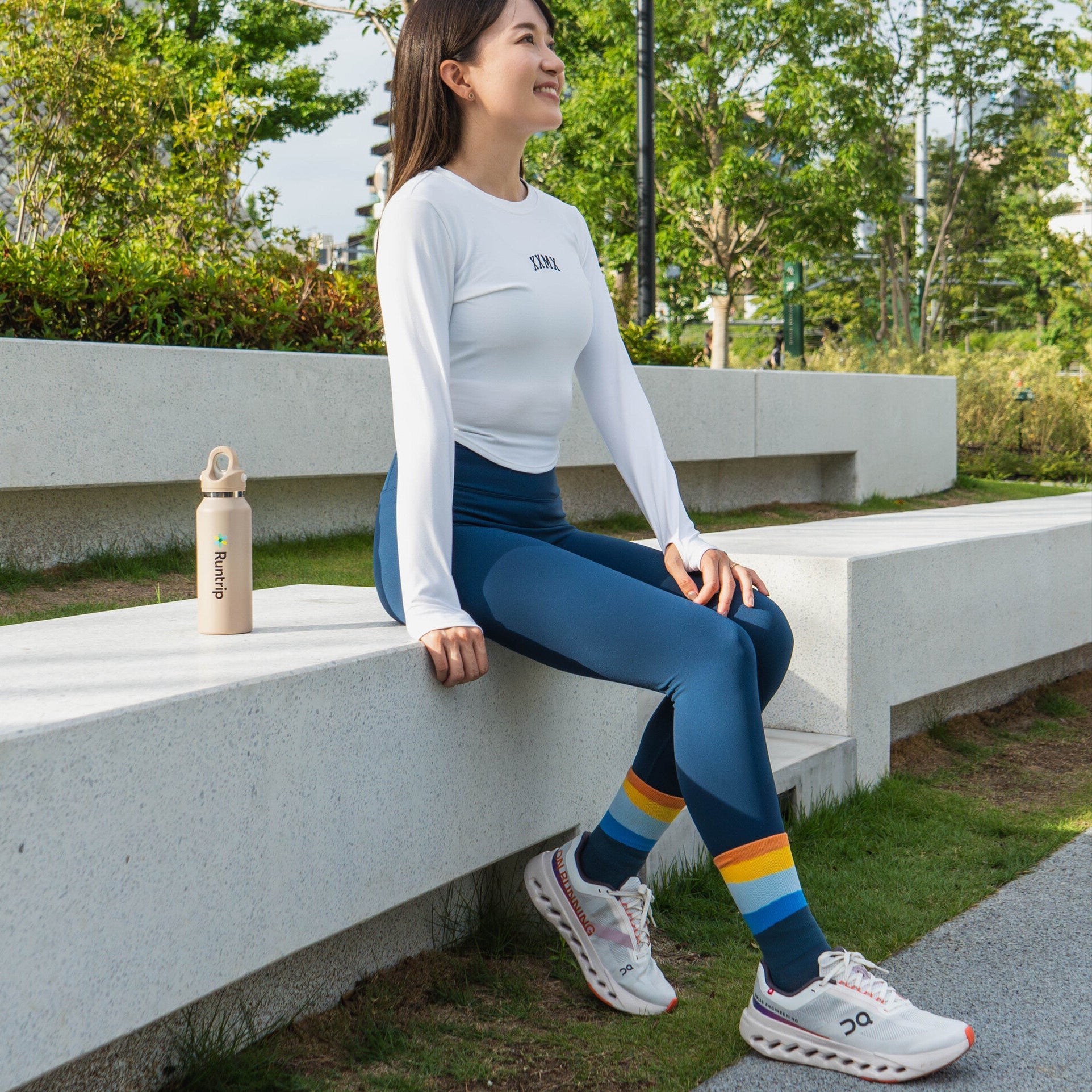 XEXYMIX BLACK LABEL シグネチャー360N 9分丈 レギンス