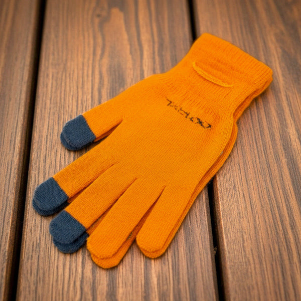 R×L｜メリノグローブ ミッドG / Runtripコラボ限定カラー (Orange × Navy)