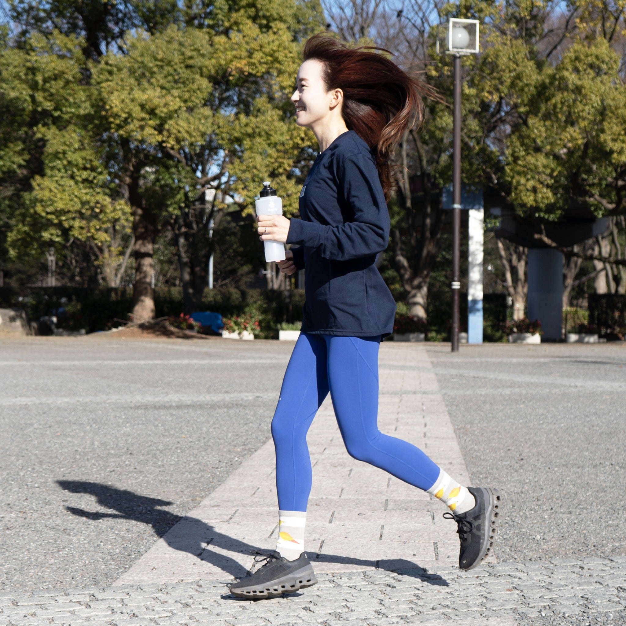 Runtrip LOGO BOTTLE｜ランニングマイボトル New Model (Black)