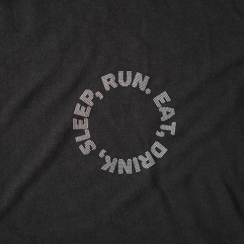 EAT DRINK SLEEP RUN / Circle Logo Tee (Black)