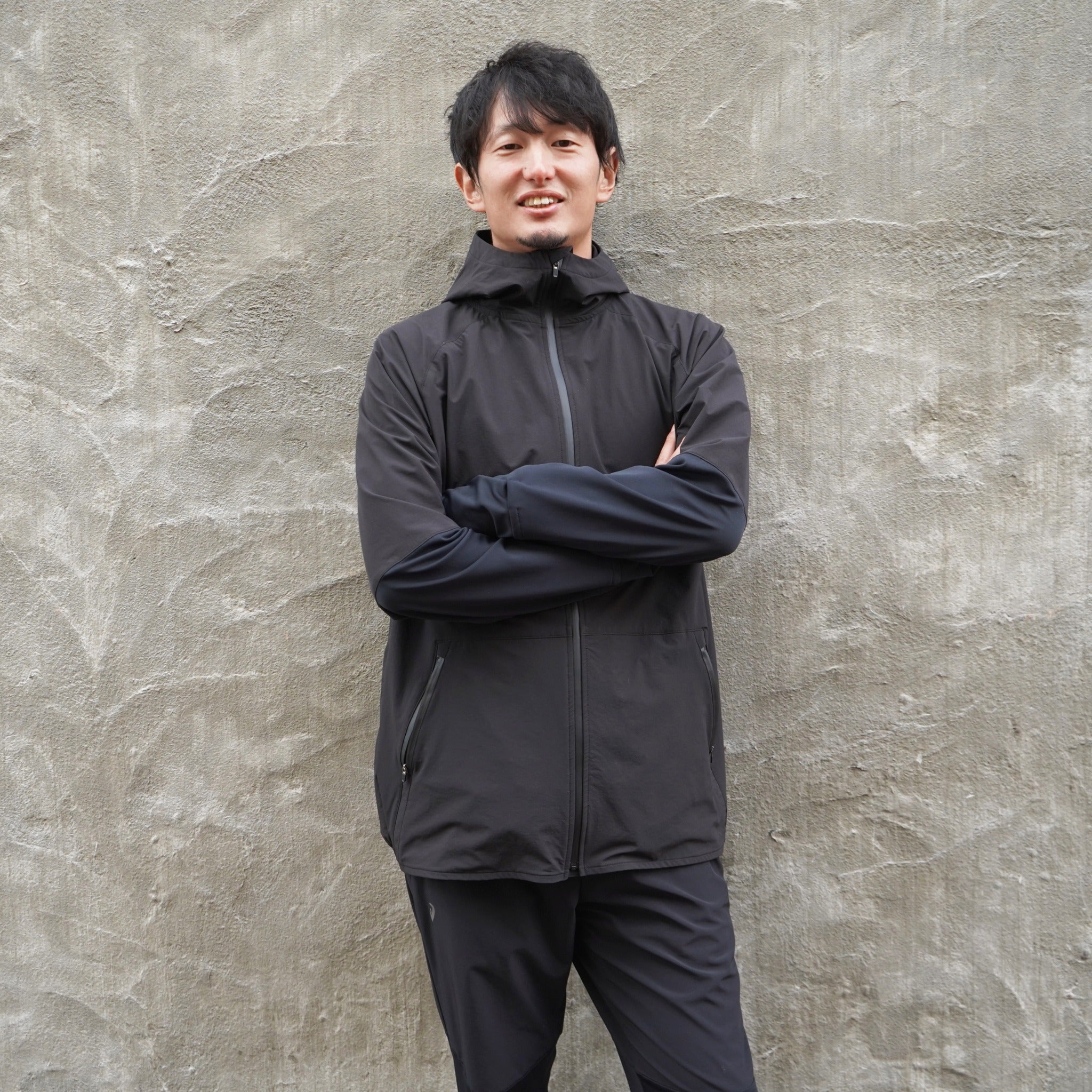 【展示サンプル】THE RUNNING JACKET by Runtrip 3rd model (Black)