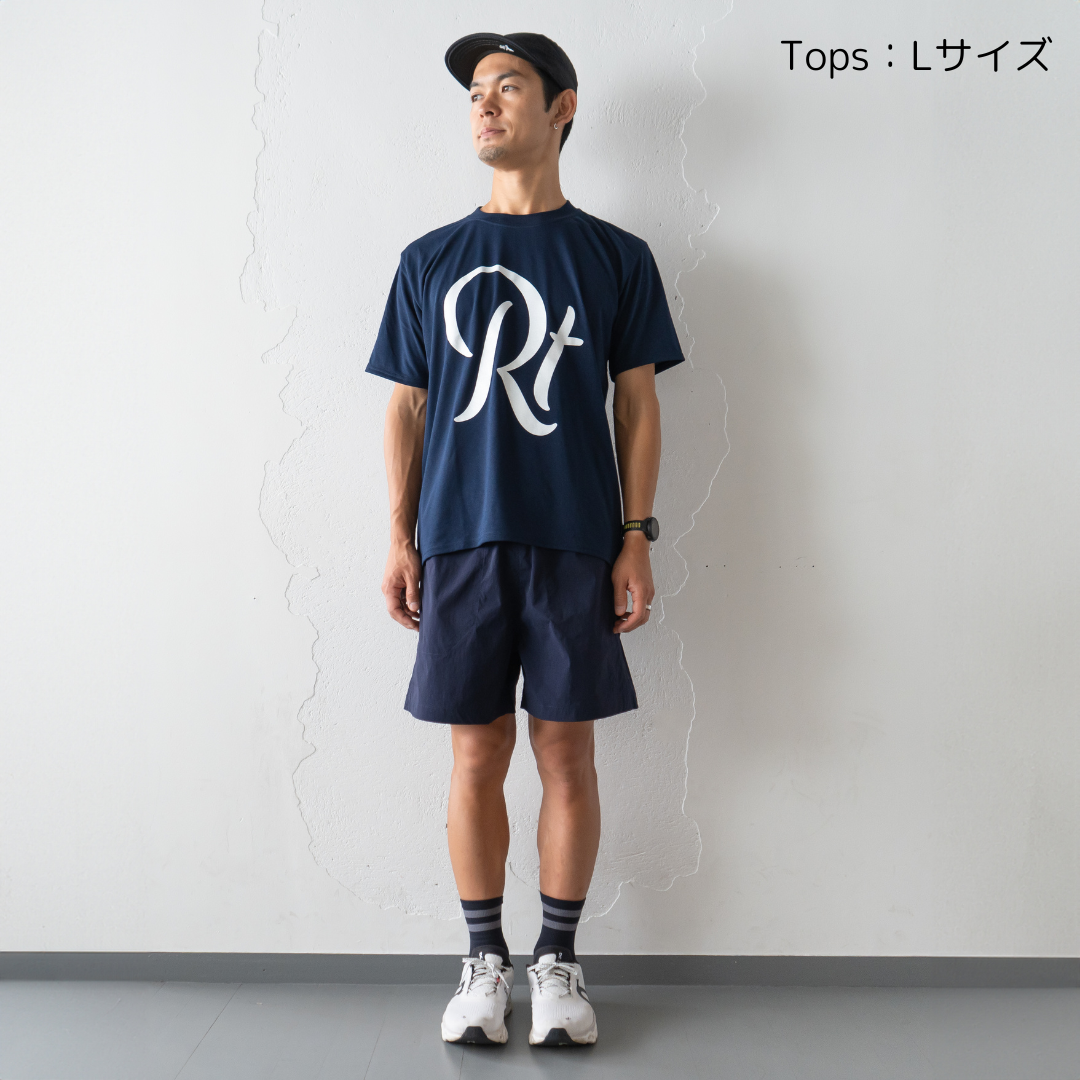 Rt Front Big Logo Tee (Navy)