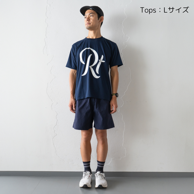 Rt Front Big Logo Tee (Navy)