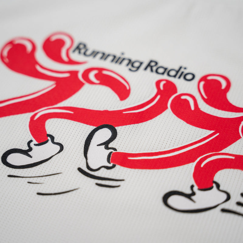 【予約商品】ランラジ × JINGER Racing Tank (White / Women’s)