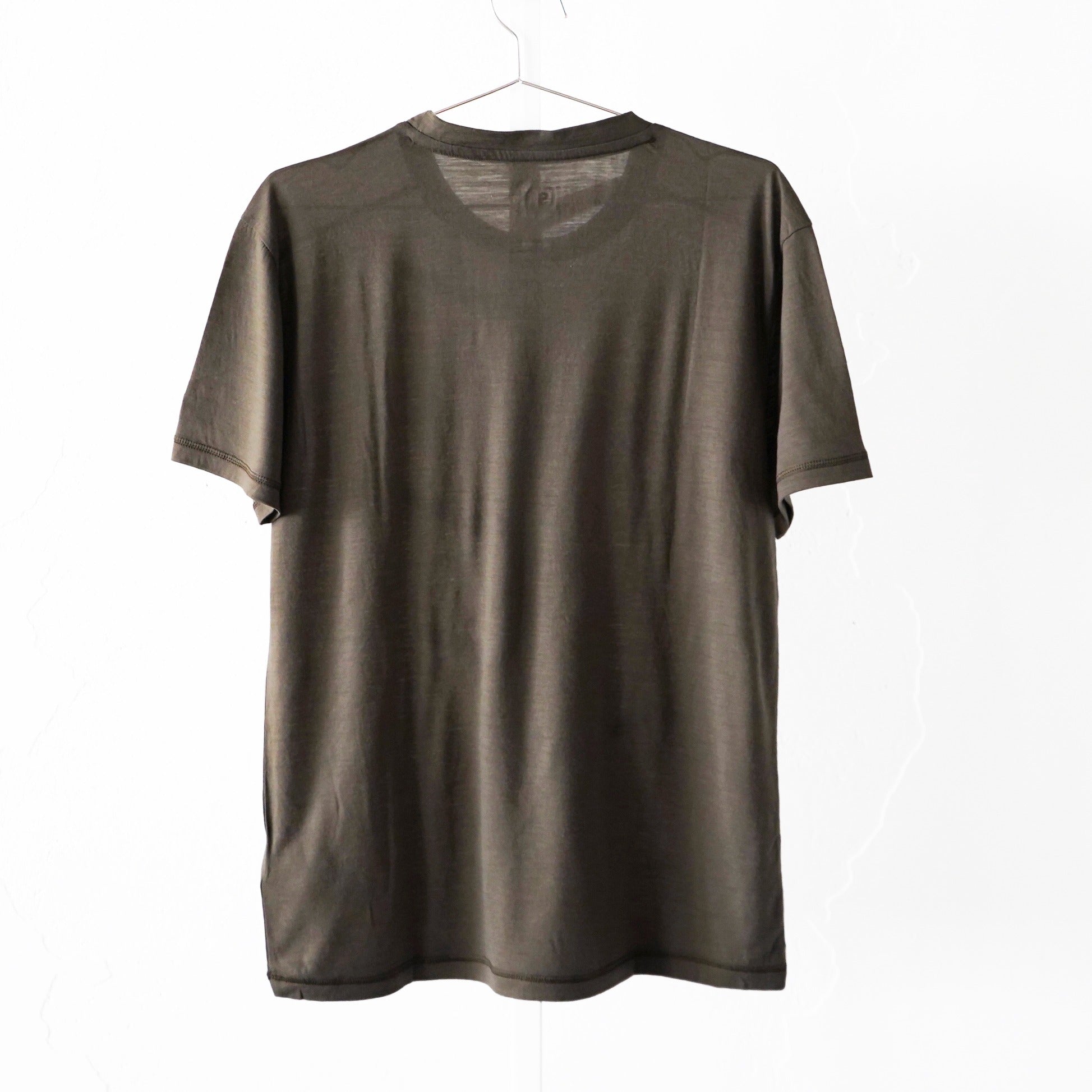 Men's All you need is Run Merino Wool Tee (Stone Gray)