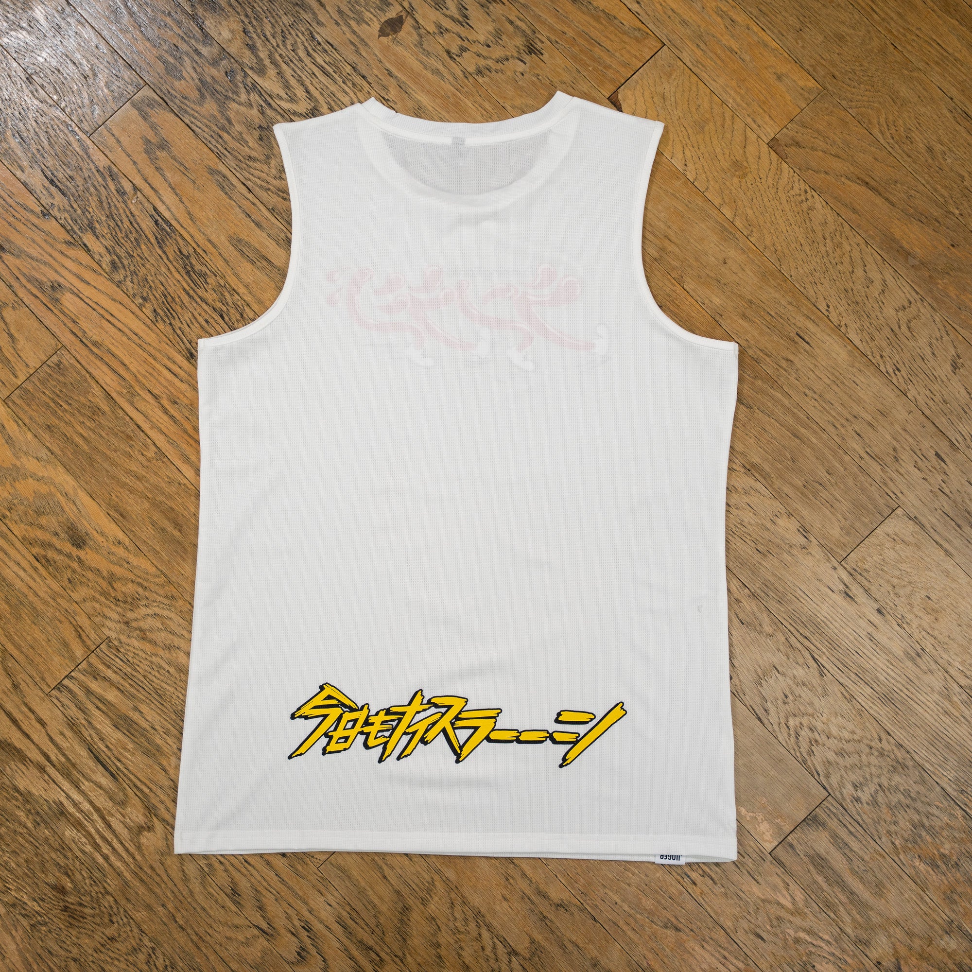 【予約商品】ランラジ × JINGER Racing Tank (White / Men’s)