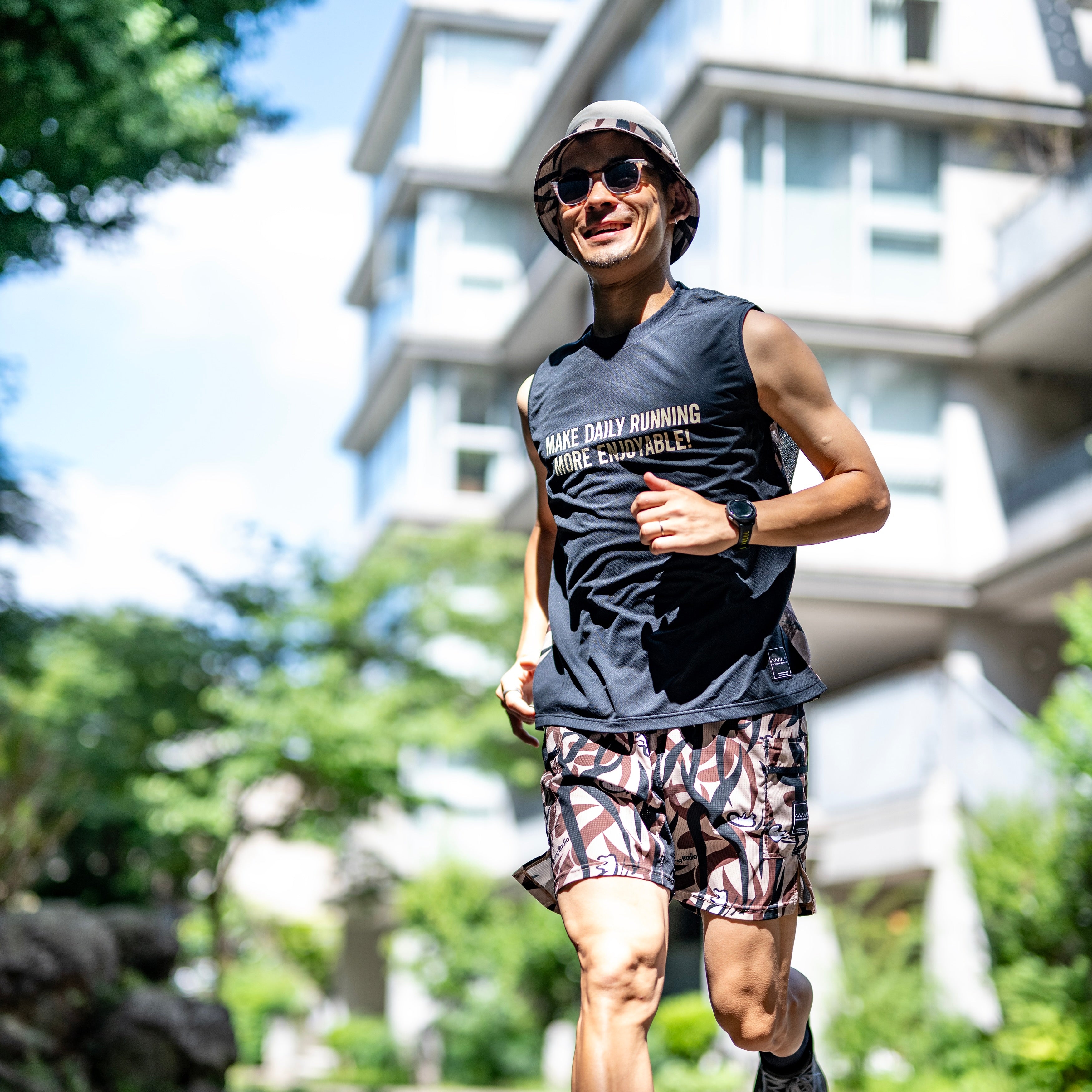 MMA × Takumi Okada Camo Sleeve-less – Runtrip Store
