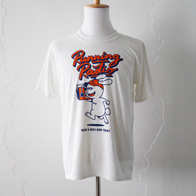 ランラジ Running Rabbit Tee (White)　