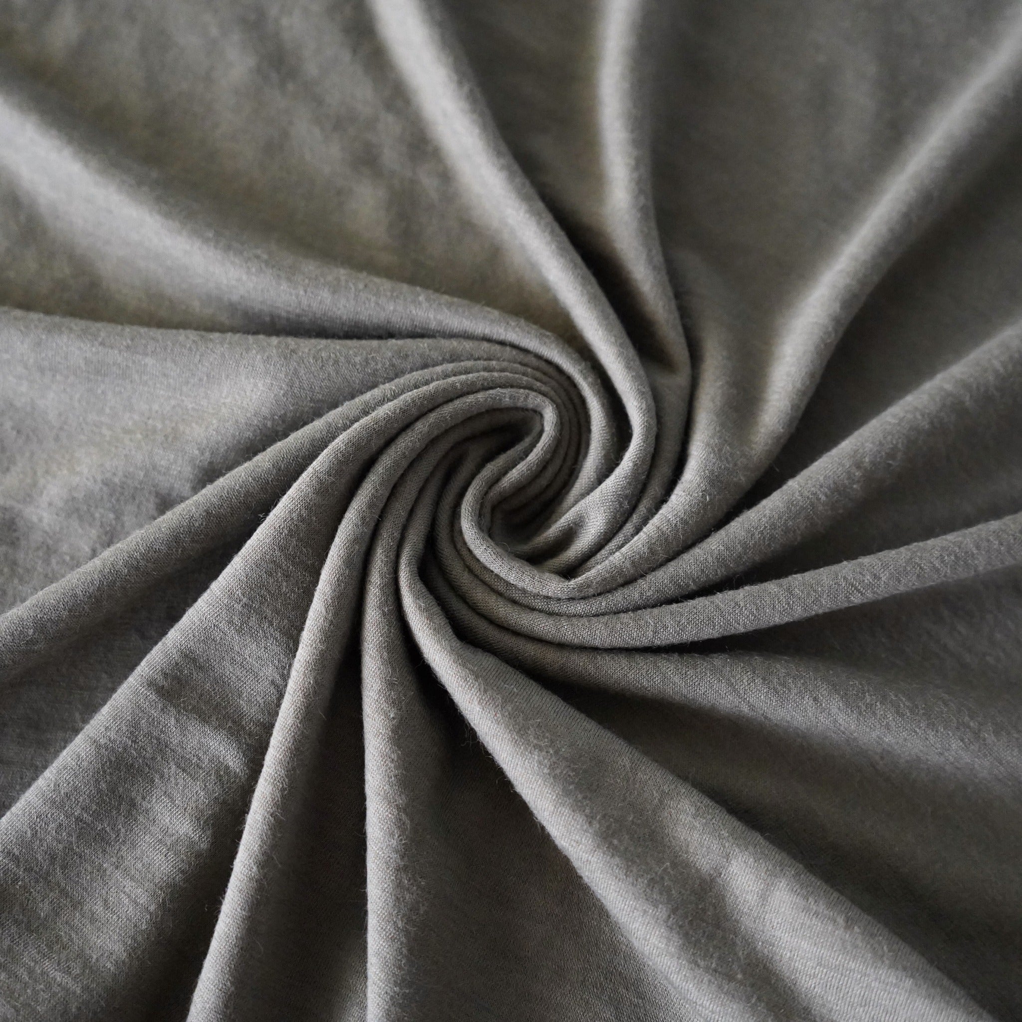 Men's All you need is Run Merino Wool Tee (Stone Gray)