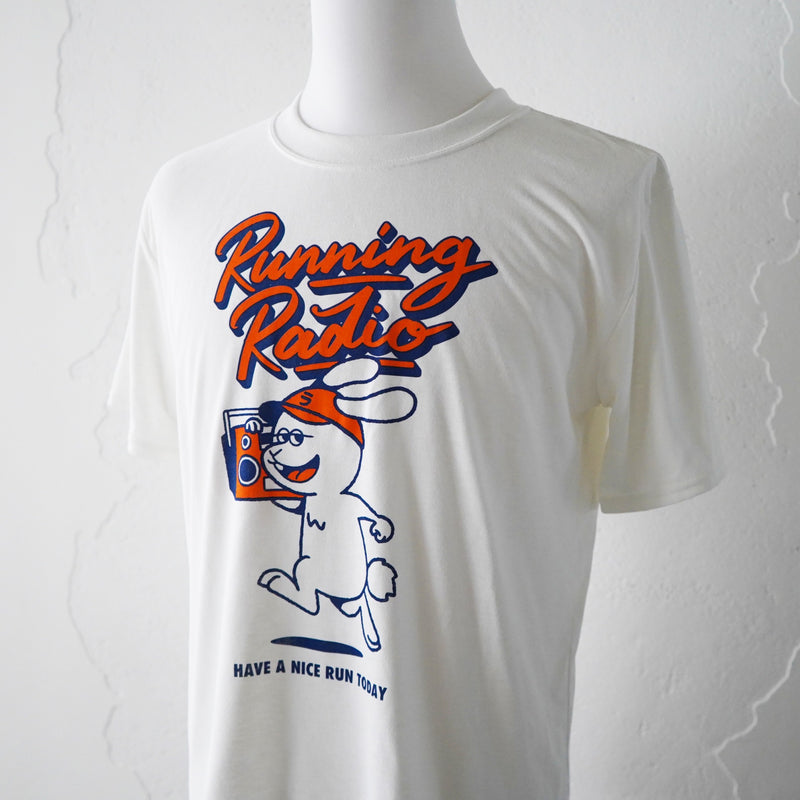 ランラジ Running Rabbit Tee (White)　