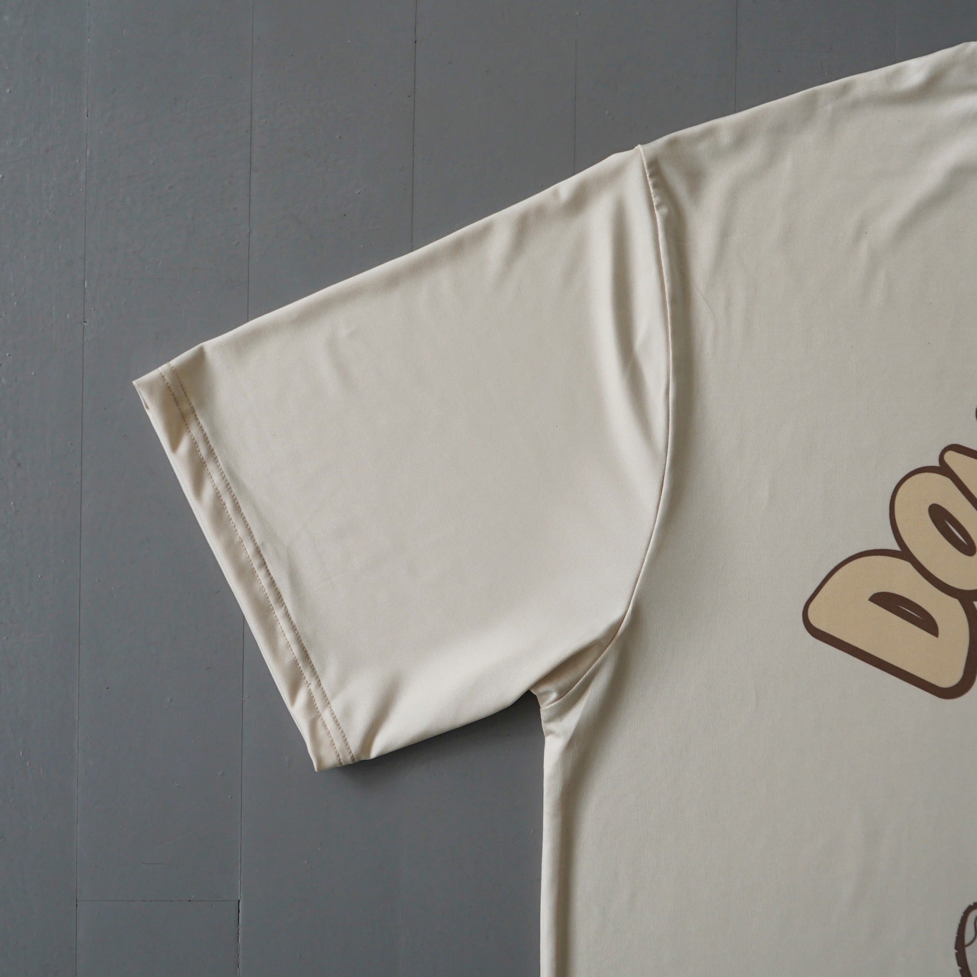 Style | I LOVE DONUTS RUNNING TEE by JINGER (Ivory)