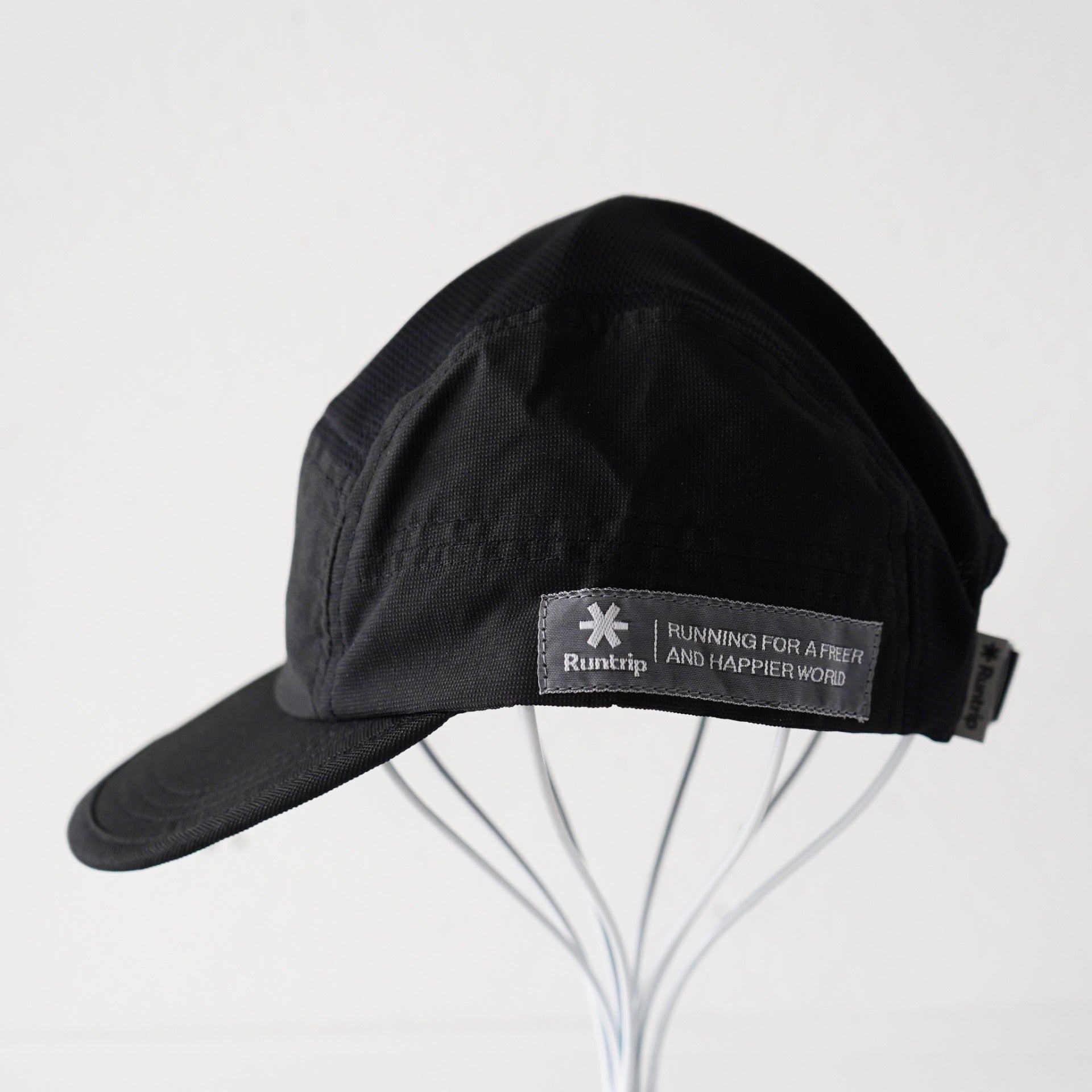 Runtrip Original 5Panel Cap 2nd Model (All Black)