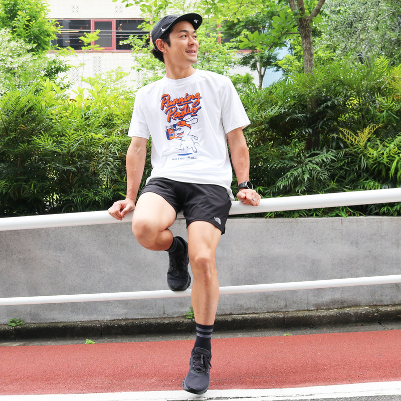 ランラジ Running Rabbit Tee (White)　