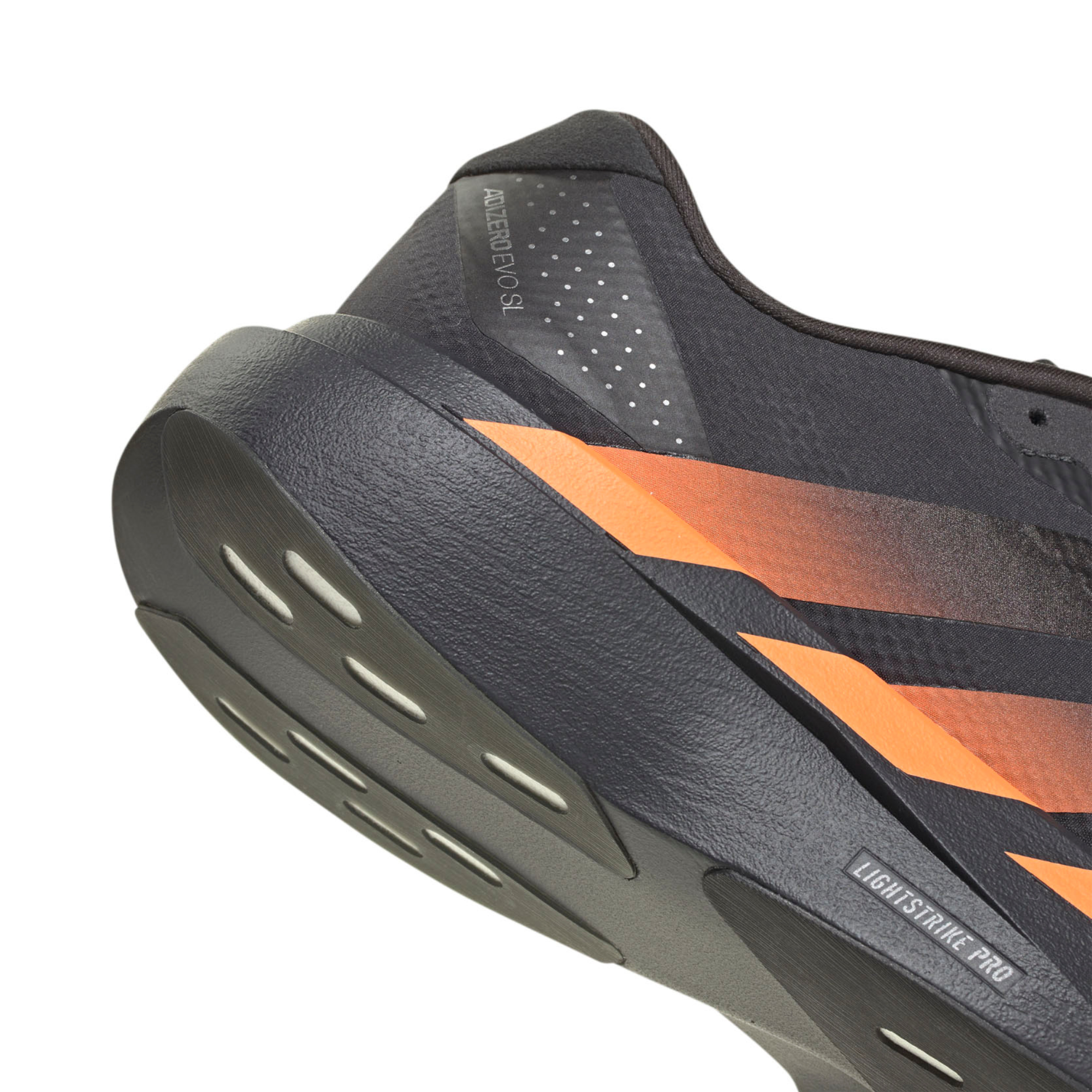 adidas ADIZERO EVO SL WOVEN（Men's）カーボン/コアブラック/ルシッドオレンジ
