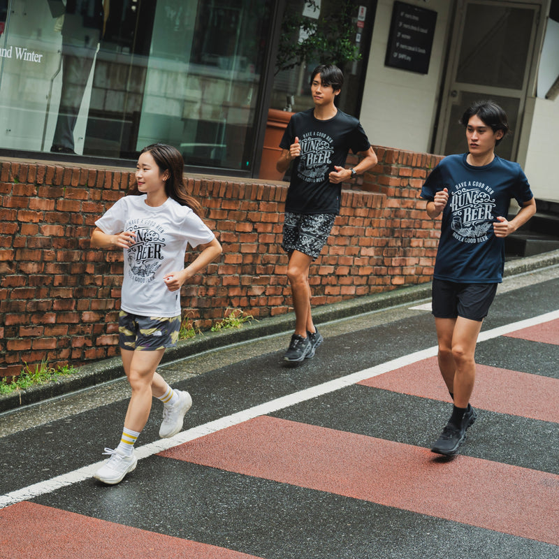 Run &amp; Beer DRY Tee (White)