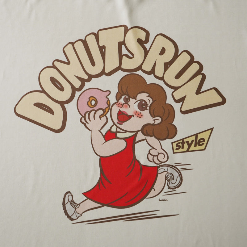 Style | I LOVE DONUTS RUNNING TEE by JINGER (Ivory)