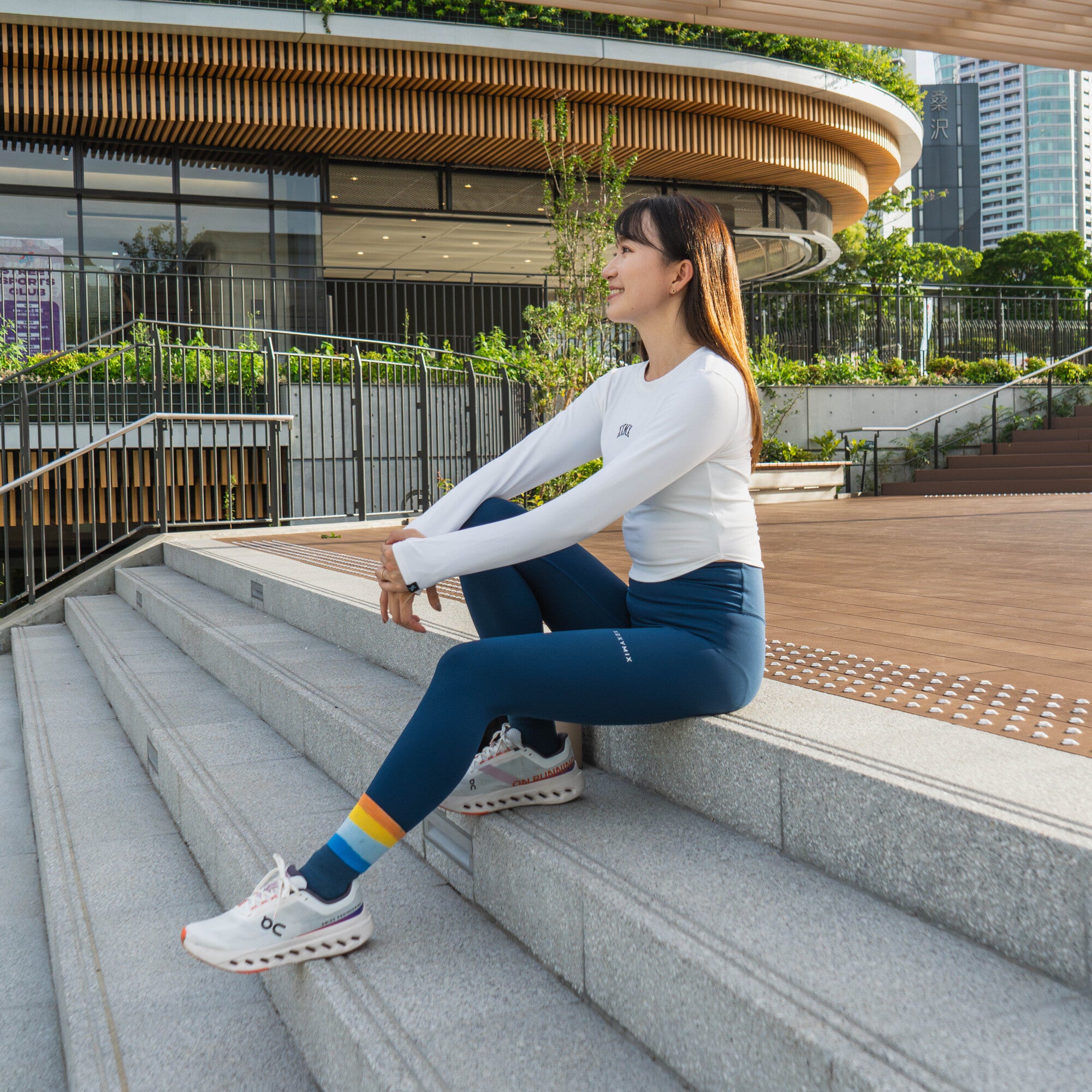 XEXYMIX BLACK LABEL シグネチャー360N 9分丈 レギンス