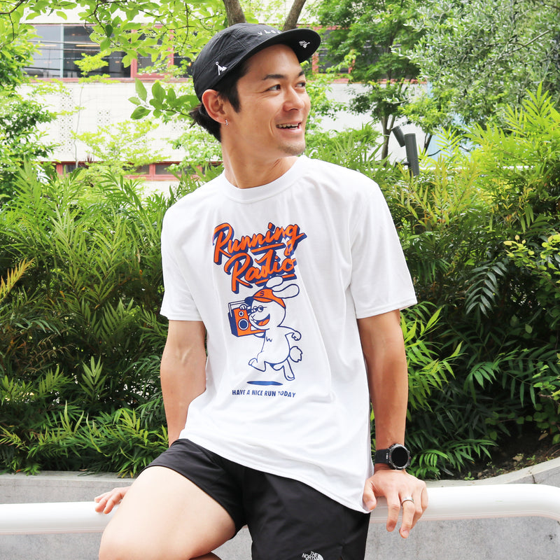 ランラジ Running Rabbit Tee (White)　