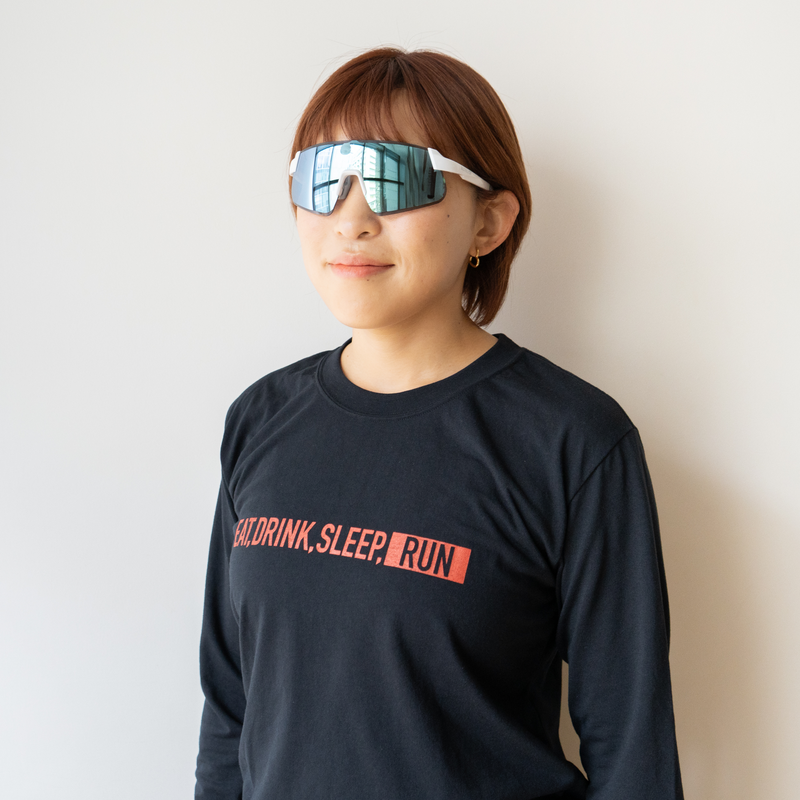 ALTALIST HAYATE R2 (Glossy White Temple / Blue Mirror VIV20 Lens)